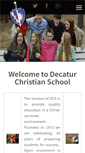 Mobile Screenshot of decaturchristian.net