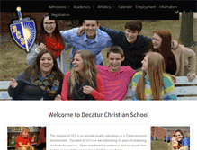 Tablet Screenshot of decaturchristian.net